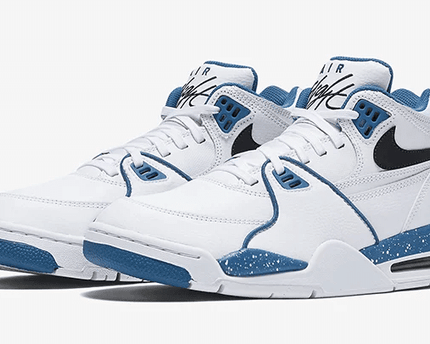 Men's Air Flight 89 White Brigade Blue Shoes