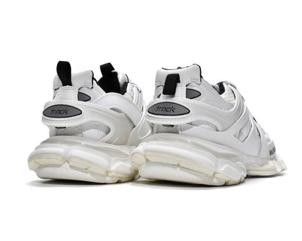 Men's Balenciaga Track Lace-Up White Black Shoes
