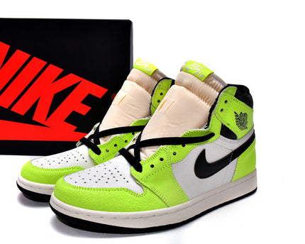 Men's Air Jordan 1 High OG Volt Neon Green Shoes
