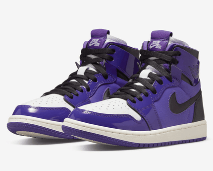 Men's Air Jordan 1 Purple Patent Shoes