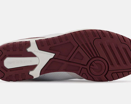 Men's New Balance 550 Burgundy Shoes