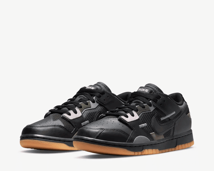 Men's SB Dunk Low Dunk Scrap Black Gum Shoes