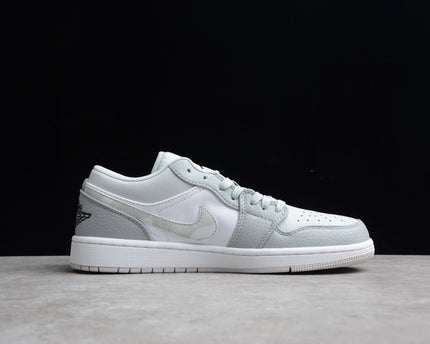 Men's Air Jordan 1 EDG Low White Camo Shoes