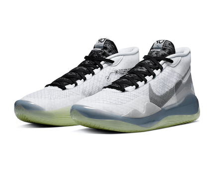 Men's KD 12 Enspire White Black Shoes