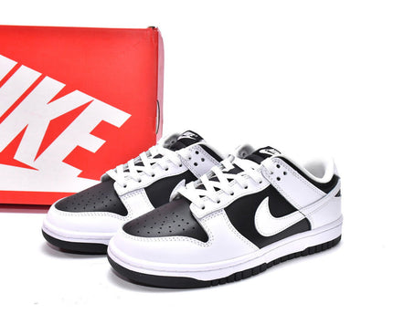 Men's SB Dunk Low White Black Shoes