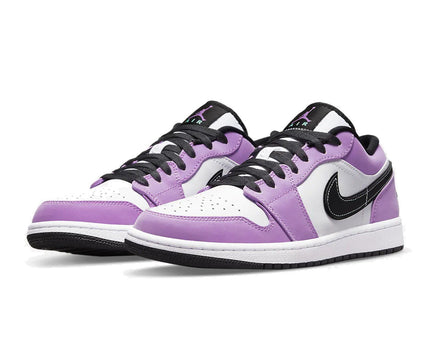 Men's Air Jordan 1 Low Violet Shock Shoes