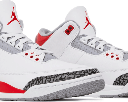 Men's Air Jordan 3 Retro Fire Red Shoes