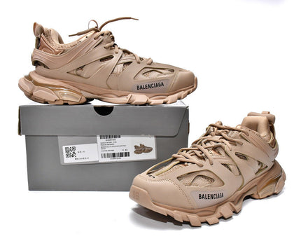 Men's Balenciaga Track Lace-Up Coffee Brown Shoes