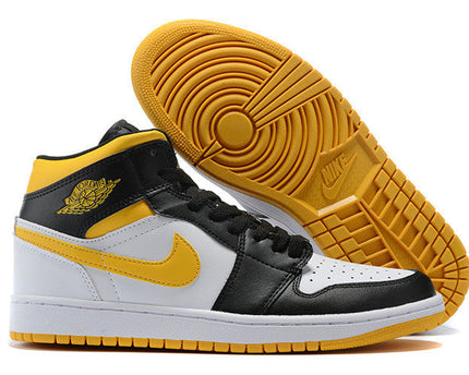 Men's Air Jordan 1 High Yellow Ochre Shoes
