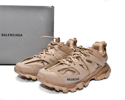 Men's Balenciaga Track Lace-Up Coffee Brown Shoes