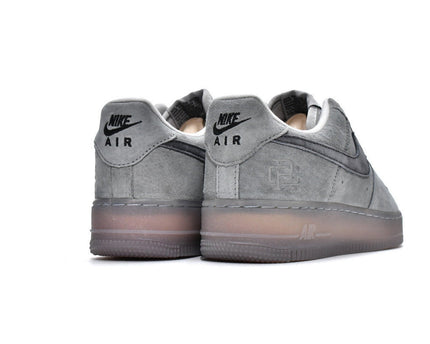 Men's Reigning Champ x Air Force 1 Low Suede Light Grey Shoes