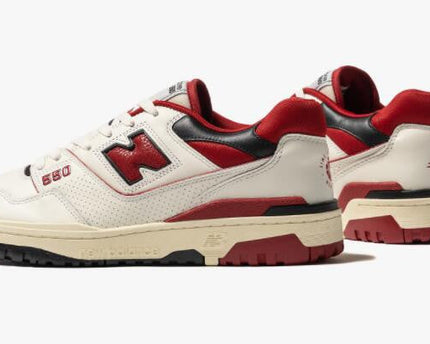 Men's New Balance 550 Aime Leon Dore White Red Shoes