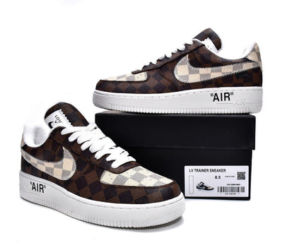Men's LV Trainer Sneaker x Air Force 1 Shoes
