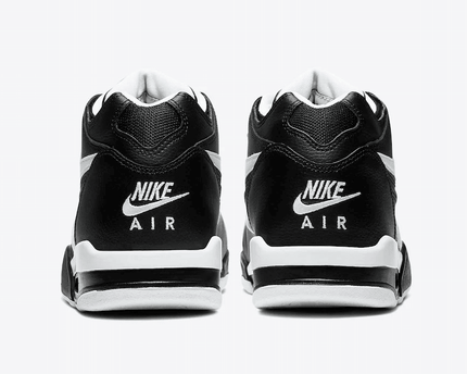 Men's Air Flight 89 Black White Shoes