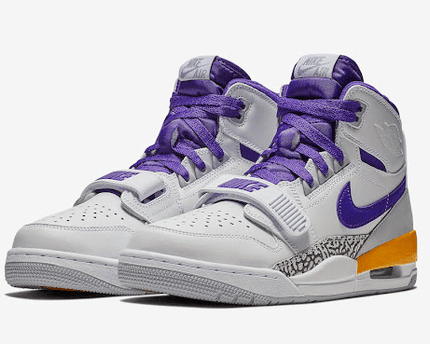 Men's Air Jordan Legacy 312 Lakers Shoes