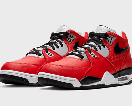 Men's Air Flight 89 Red Cement Shoes
