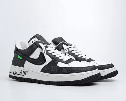 Men's Air Force 1 Low x Louis Vuitton Black White Shoes