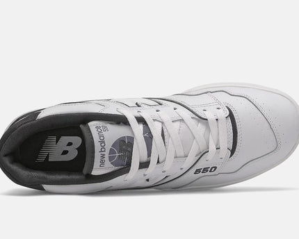 Men's New Balance 550 White Black Shoes