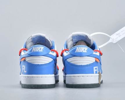 Men's SB Dunk Low x Off-White x Futura x OW UNC Blue White Shoes