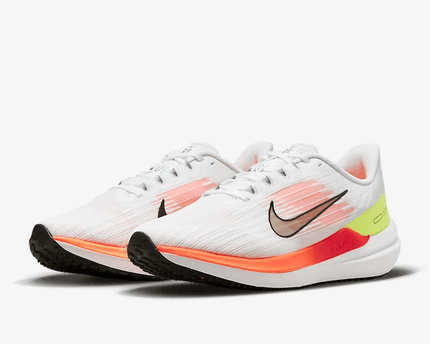 Men's Air Zoom Winflo 9 White Bright Crimson Shoes