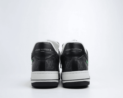 Men's Air Force 1 Low x Louis Vuitton Black White Shoes