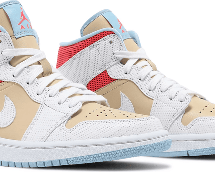 Men's Air Jordan 1 Mid SE Sesame Shoes