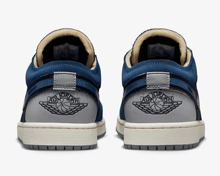 Men's Air Jordan 1 Low SE Craft Obsidian Shoes