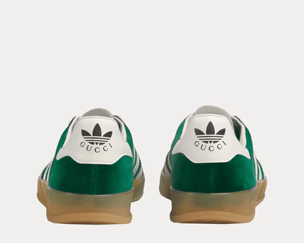Men's Adidas x Gucci Gazelle Green Suede Shoes
