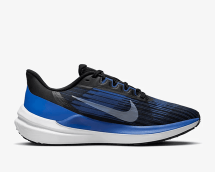 Men's Air Zoom Winflo 9 Black Old Royal Shoes