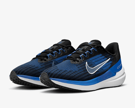 Men's Air Zoom Winflo 9 Black Old Royal Shoes