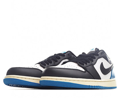 Men's Air Jordan 1 Low x Travis scott x Fragment Blue Black Shoes