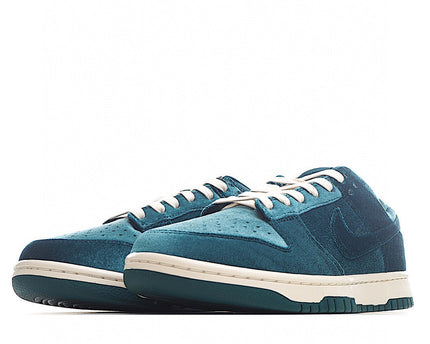 Men's SB Dunk Low Dark Teal Velvet Shoes