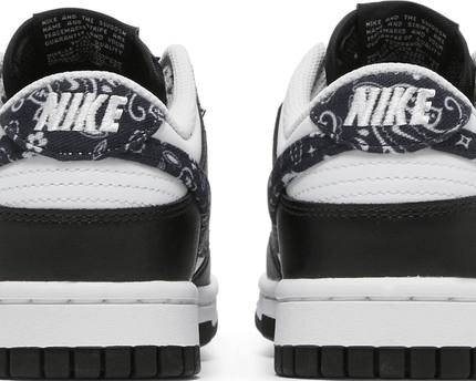 Men's SB Dunk Low Black Paisley Shoes