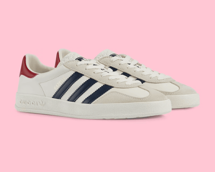 Men's Adidas x Gucci Gazelle White Shoes