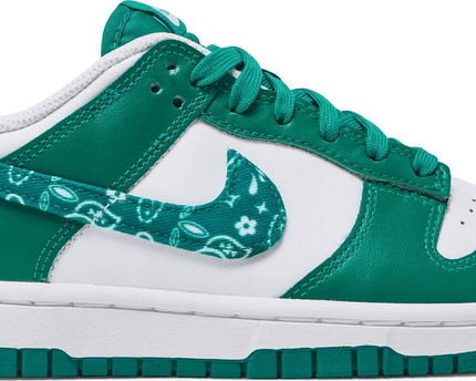 Men's SB Dunk Low Green Paisley Shoes