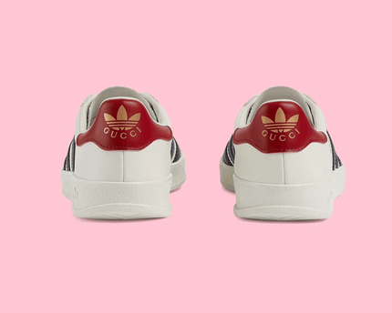 Men's Adidas x Gucci Gazelle White Shoes