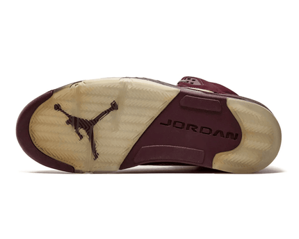 Men's Air Jordan 5 Burgundy Shoes