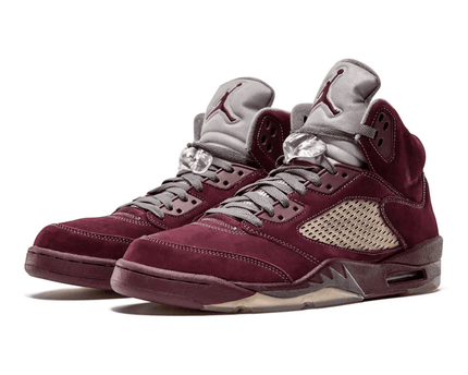 Men's Air Jordan 5 Burgundy Shoes