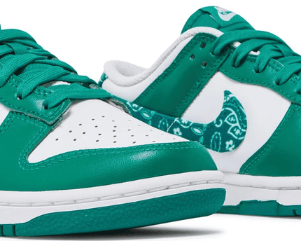 Men's SB Dunk Low Green Paisley Shoes