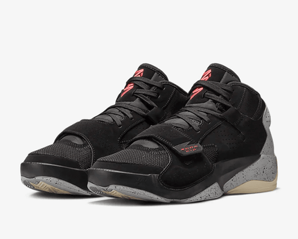 Men's Air Jordan Zion 2 Black Cement Shoes