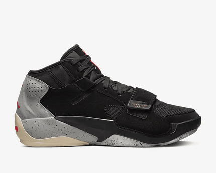 Men's Air Jordan Zion 2 Black Cement Shoes