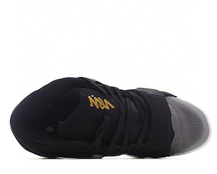 Men's Air Jordan Zion 2 Black Metallic Gold Shoes