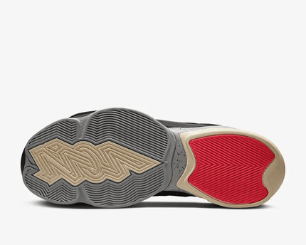 Men's Air Jordan Zion 2 Black Cement Shoes