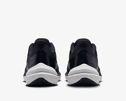 Men's Air Zoom Winflo 9 Black Blackened Blue Cave Purple Gold Suede Shoes