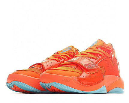 Men's Air Jordan Zion 2 Orange Sky Blue Shoes