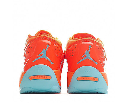 Men's Air Jordan Zion 2 Orange Sky Blue Shoes