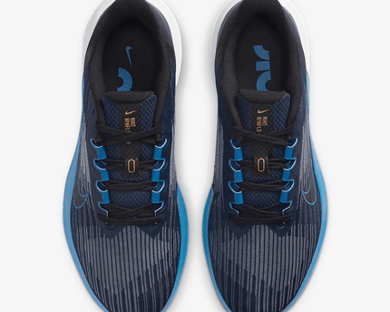 Men's Air Zoom Winflo 9 Obsidian Dark Marina Blue Shoes
