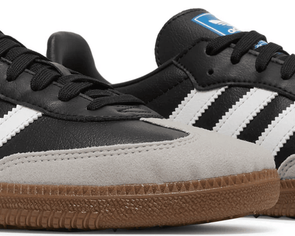 Men's Adidas Samba Vegan Black Gum Shoes