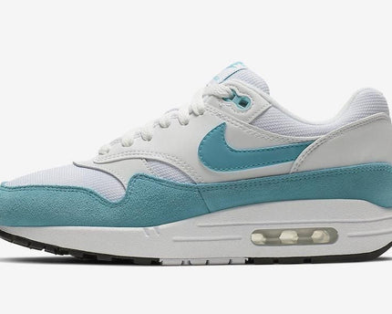 Men's Air Max 1 White Turquoise Shoes
