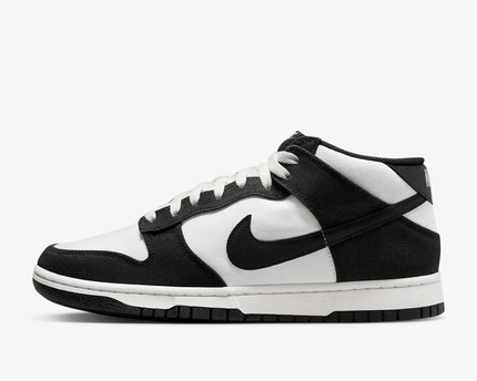 Men's Dunk Mid Sail Black Shoes